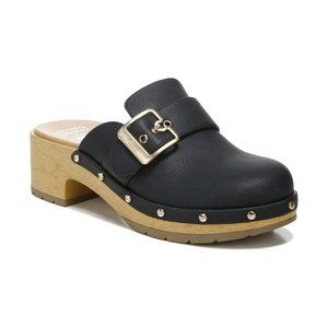 Dr. Scholl's Womens Classic Black Mules Size 8M